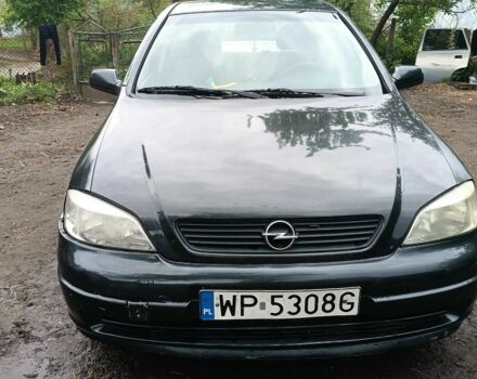 Синий Опель Астра, объемом двигателя 2 л и пробегом 306 тыс. км за 495 $, фото 1 на Automoto.ua