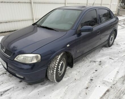 Синій Опель Астра, об'ємом двигуна 1.6 л та пробігом 322 тис. км за 2600 $, фото 1 на Automoto.ua