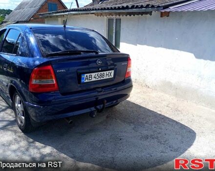 Синий Опель Астра, объемом двигателя 1.6 л и пробегом 253 тыс. км за 3400 $, фото 1 на Automoto.ua