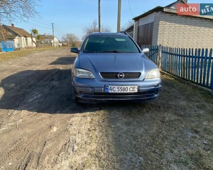 Синий Опель Астра, объемом двигателя 1.4 л и пробегом 180 тыс. км за 2700 $, фото 1 на Automoto.ua