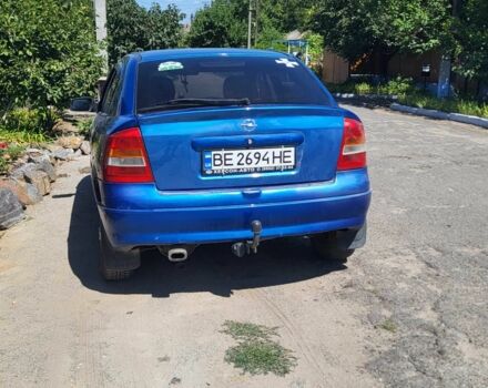 Синій Опель Астра, об'ємом двигуна 1.6 л та пробігом 333 тис. км за 2303 $, фото 1 на Automoto.ua