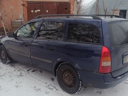 Синий Опель Астра, объемом двигателя 1.4 л и пробегом 313 тыс. км за 3000 $, фото 1 на Automoto.ua