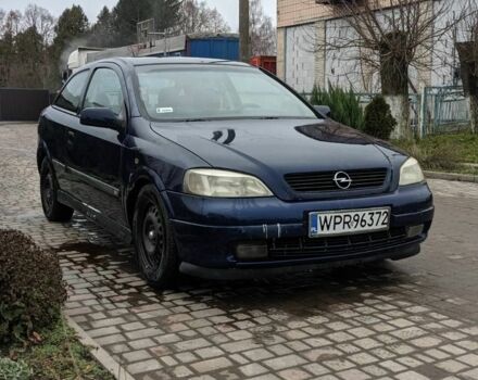 Синій Опель Астра, об'ємом двигуна 1.6 л та пробігом 200 тис. км за 750 $, фото 1 на Automoto.ua