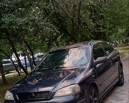 Синий Опель Астра, объемом двигателя 2 л и пробегом 389 тыс. км за 1300 $, фото 1 на Automoto.ua