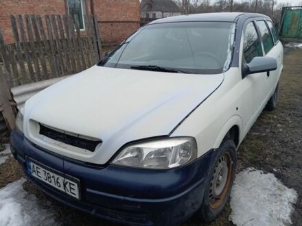 Синий Опель Астра, объемом двигателя 1.6 л и пробегом 400 тыс. км за 1500 $, фото 1 на Automoto.ua