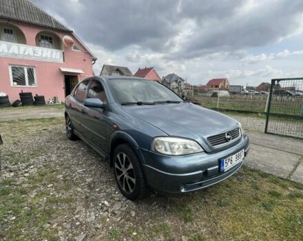 Синий Опель Астра, объемом двигателя 1.6 л и пробегом 262 тыс. км за 1499 $, фото 1 на Automoto.ua