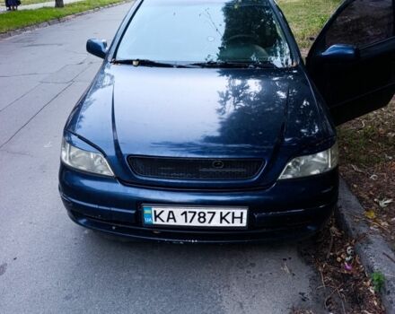 Синий Опель Астра, объемом двигателя 2 л и пробегом 400 тыс. км за 1233 $, фото 1 на Automoto.ua