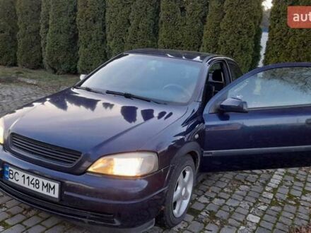 Синій Опель Астра, об'ємом двигуна 1.6 л та пробігом 375 тис. км за 2100 $, фото 1 на Automoto.ua