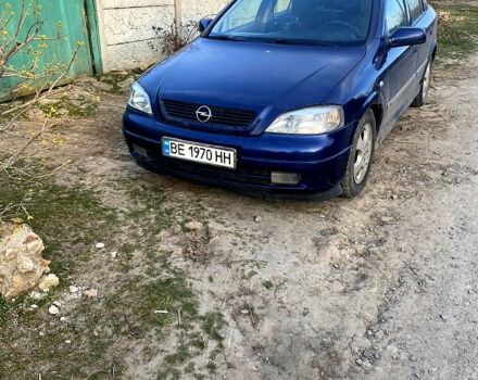 Синий Опель Астра, объемом двигателя 2 л и пробегом 300 тыс. км за 2899 $, фото 1 на Automoto.ua