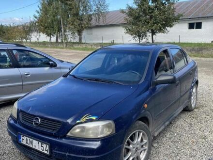 Синий Опель Астра, объемом двигателя 0 л и пробегом 300 тыс. км за 750 $, фото 1 на Automoto.ua
