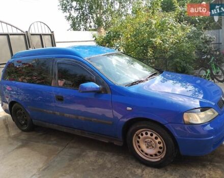 Синий Опель Астра, объемом двигателя 1.69 л и пробегом 38 тыс. км за 2800 $, фото 1 на Automoto.ua