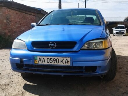 Синий Опель Астра, объемом двигателя 0 л и пробегом 111 тыс. км за 1600 $, фото 1 на Automoto.ua