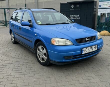 Синій Опель Астра, об'ємом двигуна 2 л та пробігом 316 тис. км за 1499 $, фото 1 на Automoto.ua