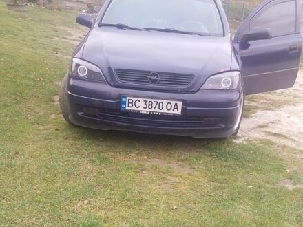 Синий Опель Астра, объемом двигателя 1.7 л и пробегом 447 тыс. км за 2300 $, фото 1 на Automoto.ua