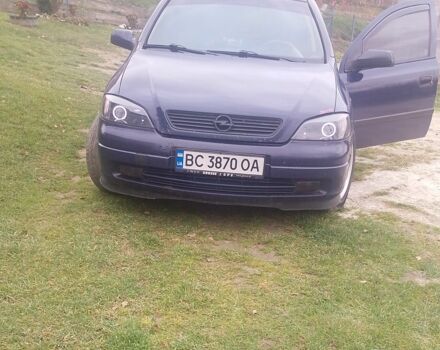 Синий Опель Астра, объемом двигателя 1.7 л и пробегом 447 тыс. км за 2300 $, фото 1 на Automoto.ua