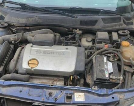 Синий Опель Астра, объемом двигателя 1.6 л и пробегом 800 тыс. км за 1200 $, фото 1 на Automoto.ua