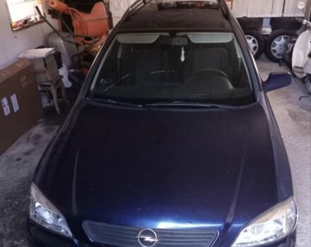Синій Опель Астра, об'ємом двигуна 2 л та пробігом 280 тис. км за 1750 $, фото 1 на Automoto.ua