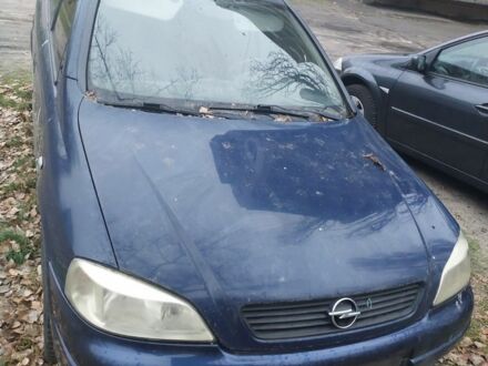 Синий Опель Астра, объемом двигателя 0 л и пробегом 180 тыс. км за 700 $, фото 1 на Automoto.ua