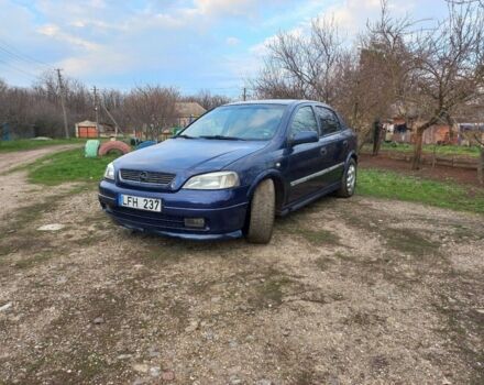 Синий Опель Астра, объемом двигателя 2 л и пробегом 400 тыс. км за 1850 $, фото 1 на Automoto.ua