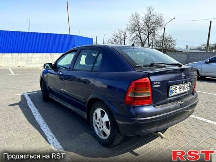 Синій Опель Астра, об'ємом двигуна 2 л та пробігом 210 тис. км за 3300 $, фото 1 на Automoto.ua