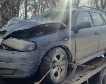 Синий Опель Астра, объемом двигателя 0 л и пробегом 100 тыс. км за 100 $, фото 1 на Automoto.ua