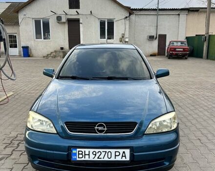 Синий Опель Астра, объемом двигателя 2 л и пробегом 208 тыс. км за 3500 $, фото 1 на Automoto.ua