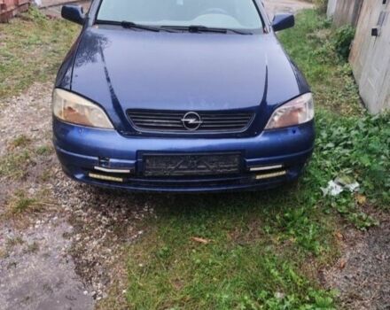 Синий Опель Астра, объемом двигателя 2 л и пробегом 240 тыс. км за 639 $, фото 1 на Automoto.ua