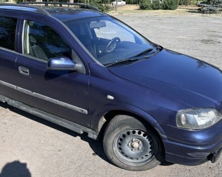 Синий Опель Астра, объемом двигателя 2 л и пробегом 350 тыс. км за 1302 $, фото 1 на Automoto.ua