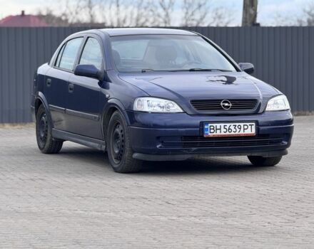 Синій Опель Астра, об'ємом двигуна 2 л та пробігом 250 тис. км за 2500 $, фото 1 на Automoto.ua