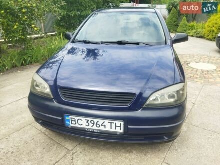 Синий Опель Астра, объемом двигателя 1.6 л и пробегом 355 тыс. км за 1850 $, фото 1 на Automoto.ua