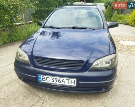 Синий Опель Астра, объемом двигателя 1.6 л и пробегом 355 тыс. км за 1850 $, фото 1 на Automoto.ua