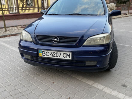 Синий Опель Астра, объемом двигателя 1.7 л и пробегом 380 тыс. км за 3300 $, фото 1 на Automoto.ua