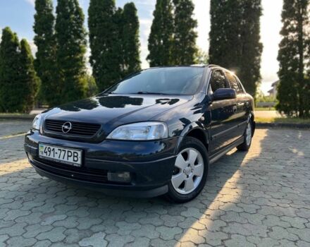 Синий Опель Астра, объемом двигателя 1.6 л и пробегом 234 тыс. км за 3909 $, фото 1 на Automoto.ua