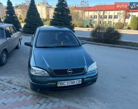 Синий Опель Астра, объемом двигателя 1.39 л и пробегом 290 тыс. км за 2500 $, фото 1 на Automoto.ua