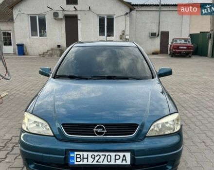 Синій Опель Астра, об'ємом двигуна 2 л та пробігом 208 тис. км за 3500 $, фото 1 на Automoto.ua