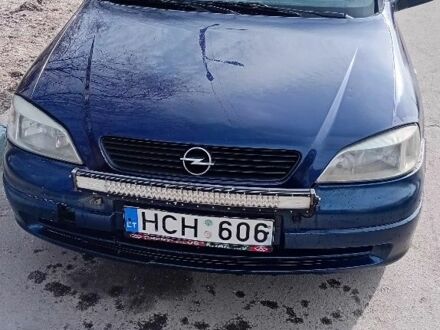 Синій Опель Астра, об'ємом двигуна 2 л та пробігом 300 тис. км за 1500 $, фото 1 на Automoto.ua
