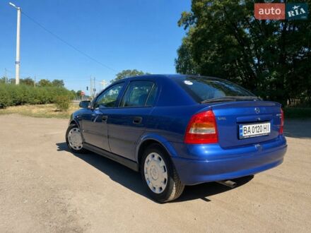 Синий Опель Астра, объемом двигателя 1.6 л и пробегом 143 тыс. км за 3100 $, фото 1 на Automoto.ua