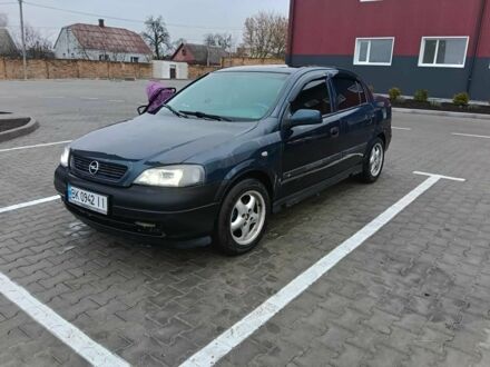 Синій Опель Астра, об'ємом двигуна 1.6 л та пробігом 398 тис. км за 2500 $, фото 1 на Automoto.ua