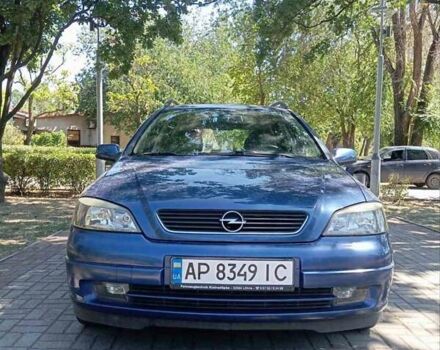 Опель Астра 2002 в Запорожье на Automoto.ua Синий Опель Астра, объемом двигателя 1.6 л и пробегом 233 тыс. км за 4300 $, фото 1 на Automoto.ua
