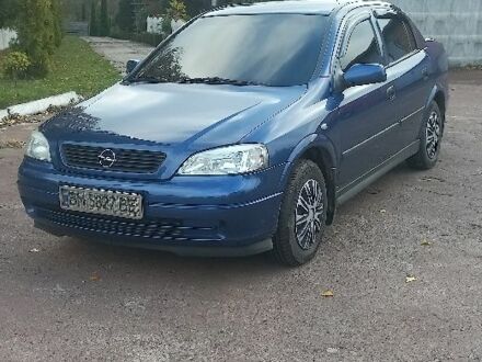 Синій Опель Астра, об'ємом двигуна 1.6 л та пробігом 200 тис. км за 4600 $, фото 1 на Automoto.ua