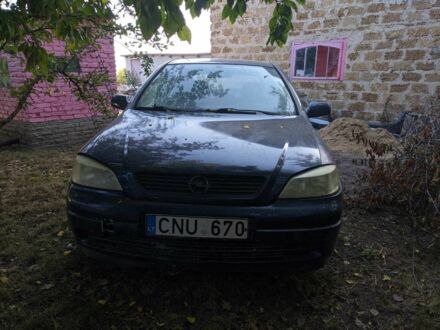Синий Опель Астра, объемом двигателя 1.6 л и пробегом 270 тыс. км за 850 $, фото 1 на Automoto.ua
