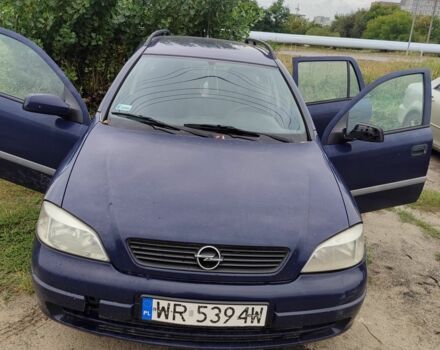 Синій Опель Астра, об'ємом двигуна 2 л та пробігом 200 тис. км за 900 $, фото 1 на Automoto.ua