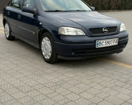 Синий Опель Астра, объемом двигателя 1.69 л и пробегом 250 тыс. км за 2650 $, фото 1 на Automoto.ua
