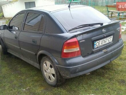 Синий Опель Астра, объемом двигателя 2 л и пробегом 270 тыс. км за 4800 $, фото 1 на Automoto.ua