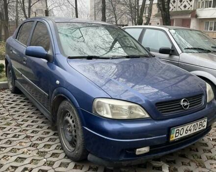 Синій Опель Астра, об'ємом двигуна 1.6 л та пробігом 320 тис. км за 3200 $, фото 1 на Automoto.ua