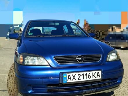 Синій Опель Астра, об'ємом двигуна 1.6 л та пробігом 165 тис. км за 3000 $, фото 1 на Automoto.ua