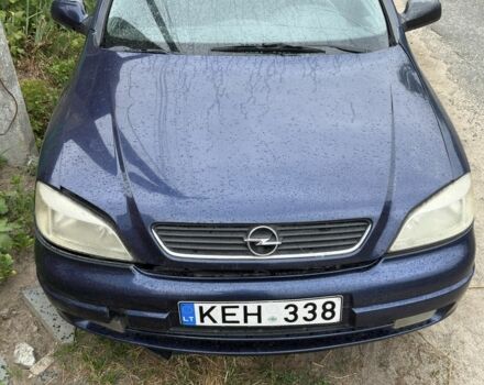 Синій Опель Астра, об'ємом двигуна 2 л та пробігом 288 тис. км за 500 $, фото 1 на Automoto.ua