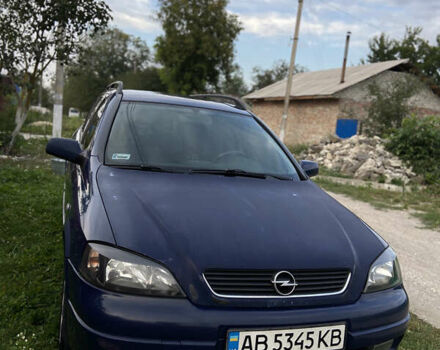 Синій Опель Астра, об'ємом двигуна 2 л та пробігом 330 тис. км за 2750 $, фото 1 на Automoto.ua
