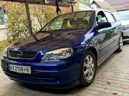 Синий Опель Астра, объемом двигателя 1.6 л и пробегом 0 тыс. км за 3500 $, фото 1 на Automoto.ua