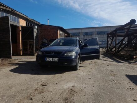 Синий Опель Астра, объемом двигателя 0 л и пробегом 300 тыс. км за 710 $, фото 1 на Automoto.ua